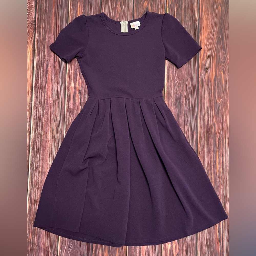 Lularoe Purple Amelia dress XS